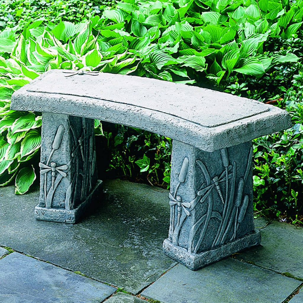 Dragonfly Curved Bench - Natural P11869
