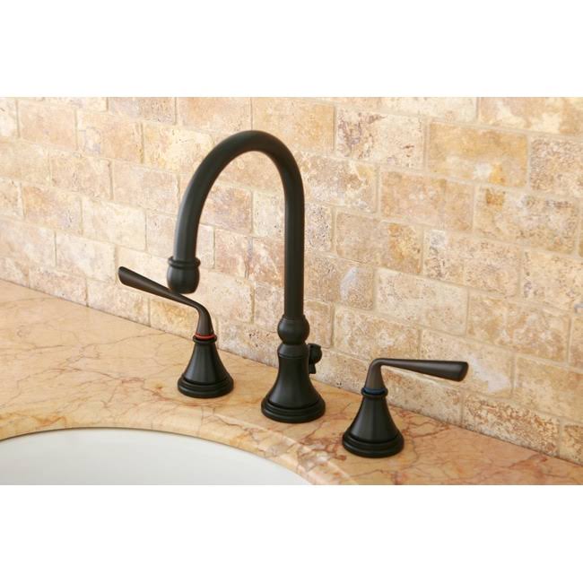 Oil Rubbed Bronze Widespread Bathroom Faucet U703