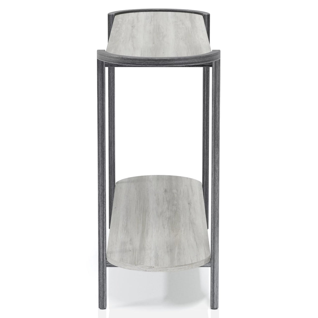 Light Gray 1-Shelf Console Table F414435