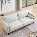 White 3 Seat Upholstered Sofa A51152
