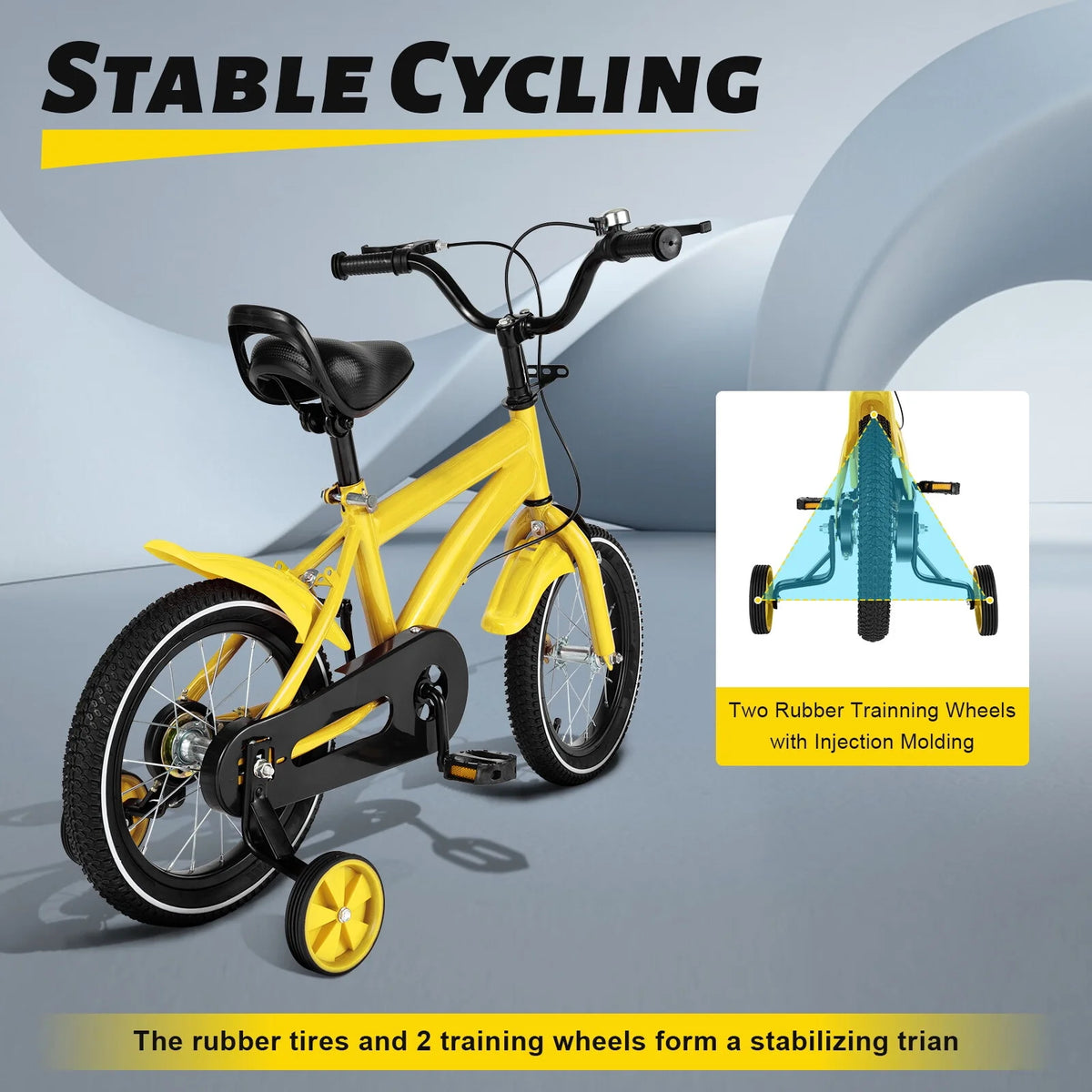 14 Children's Bicycle with Removable Training Wheels M1385
