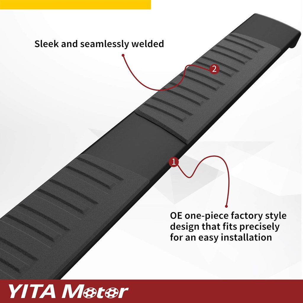 6 Inches Aluminum Black Side Steps Running Boards R913143