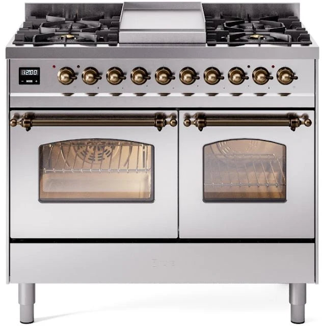 40 Dual Fuel Propane Gas Range in Stainless Steel K8585