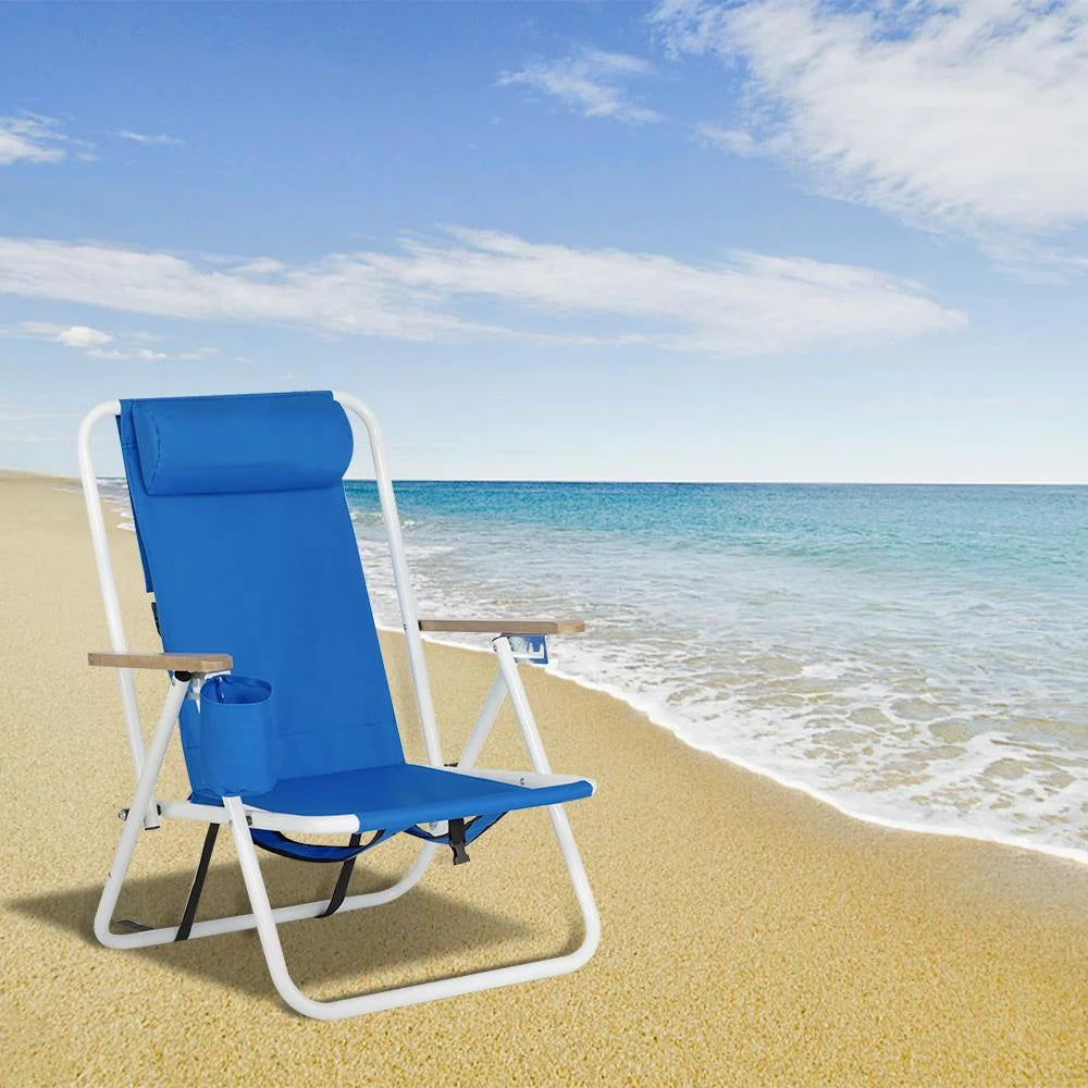 Portable Folding Recliner Beach Chair H859677