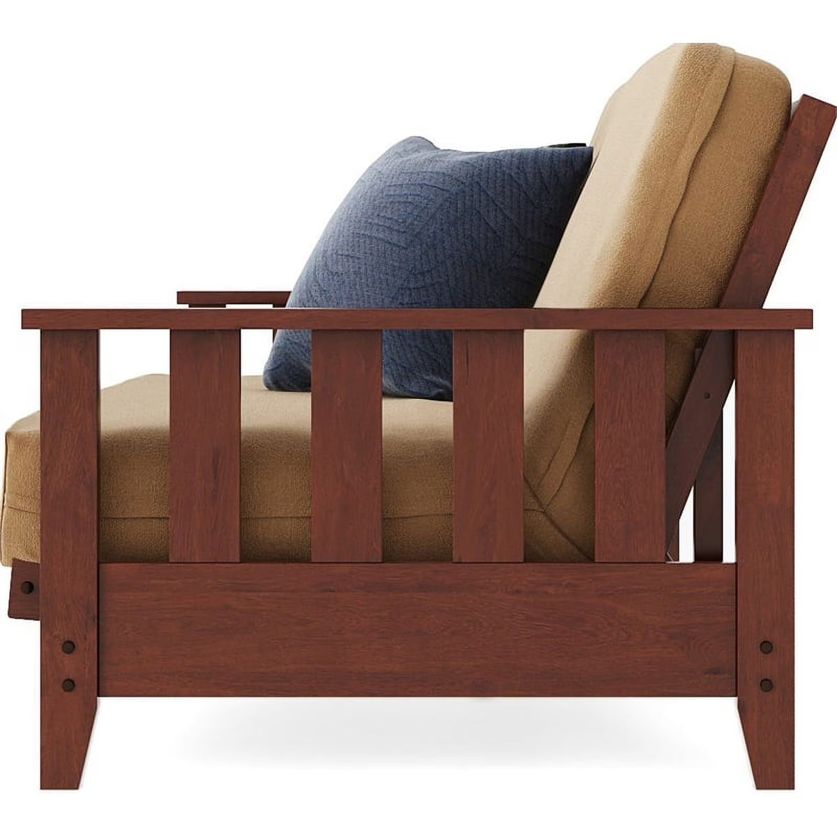 Warm Cherry Oak Futon with Cover S6097