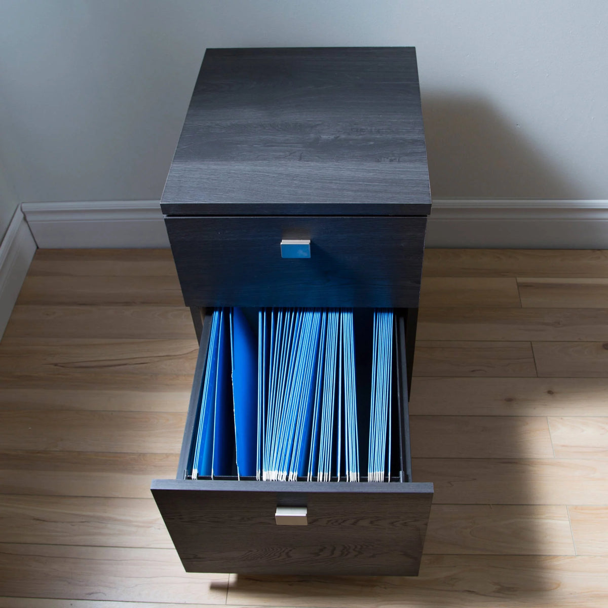 2 Drawer Vertical Wood Filing Cabinet L3496
