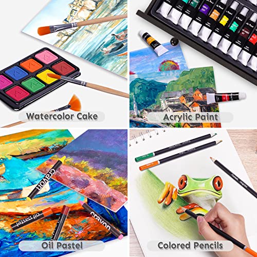 175 Piece Deluxe Art Set in Wooden Case U767