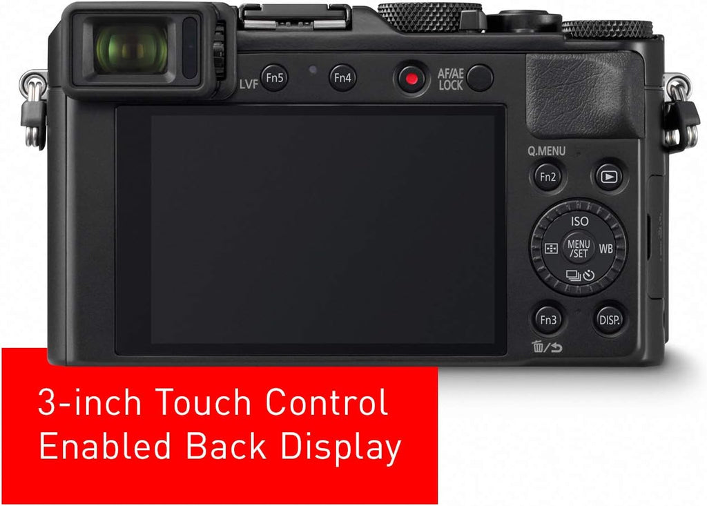 Black 21.7 MP Large Four Thirds Camera with 24-75mm Leica Lens G650124