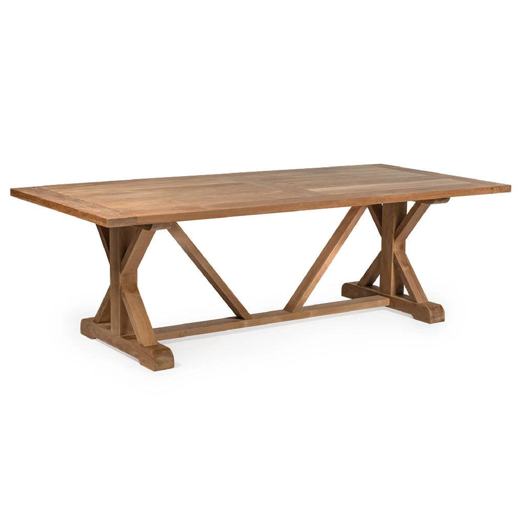 Grade A Teak 96" Rectangular Dining Table H282