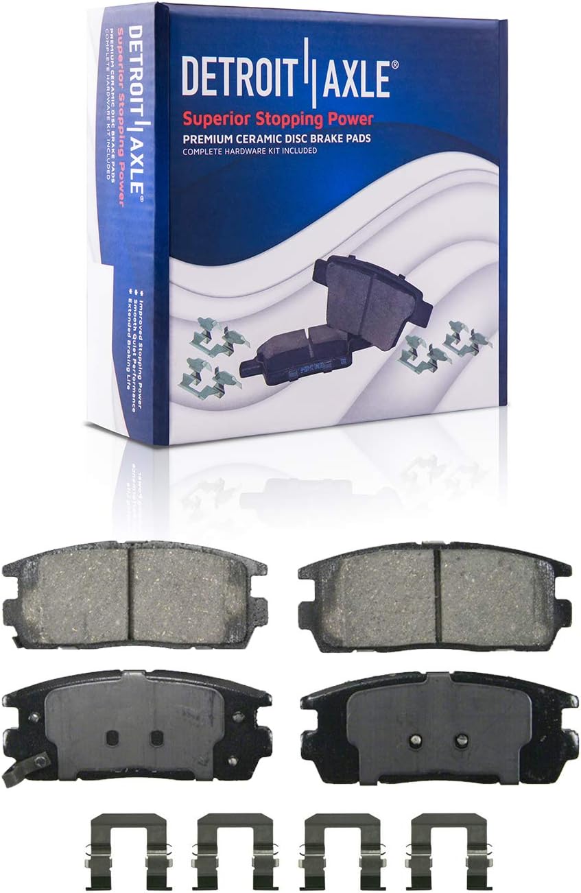 Front Rear Drilled & Slotted Rotors + Brake Pads Replacement 10pc Set I880