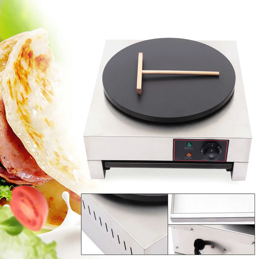 Electric Crepe Maker Machine 40cm Nonstick 1700W 110V B740830