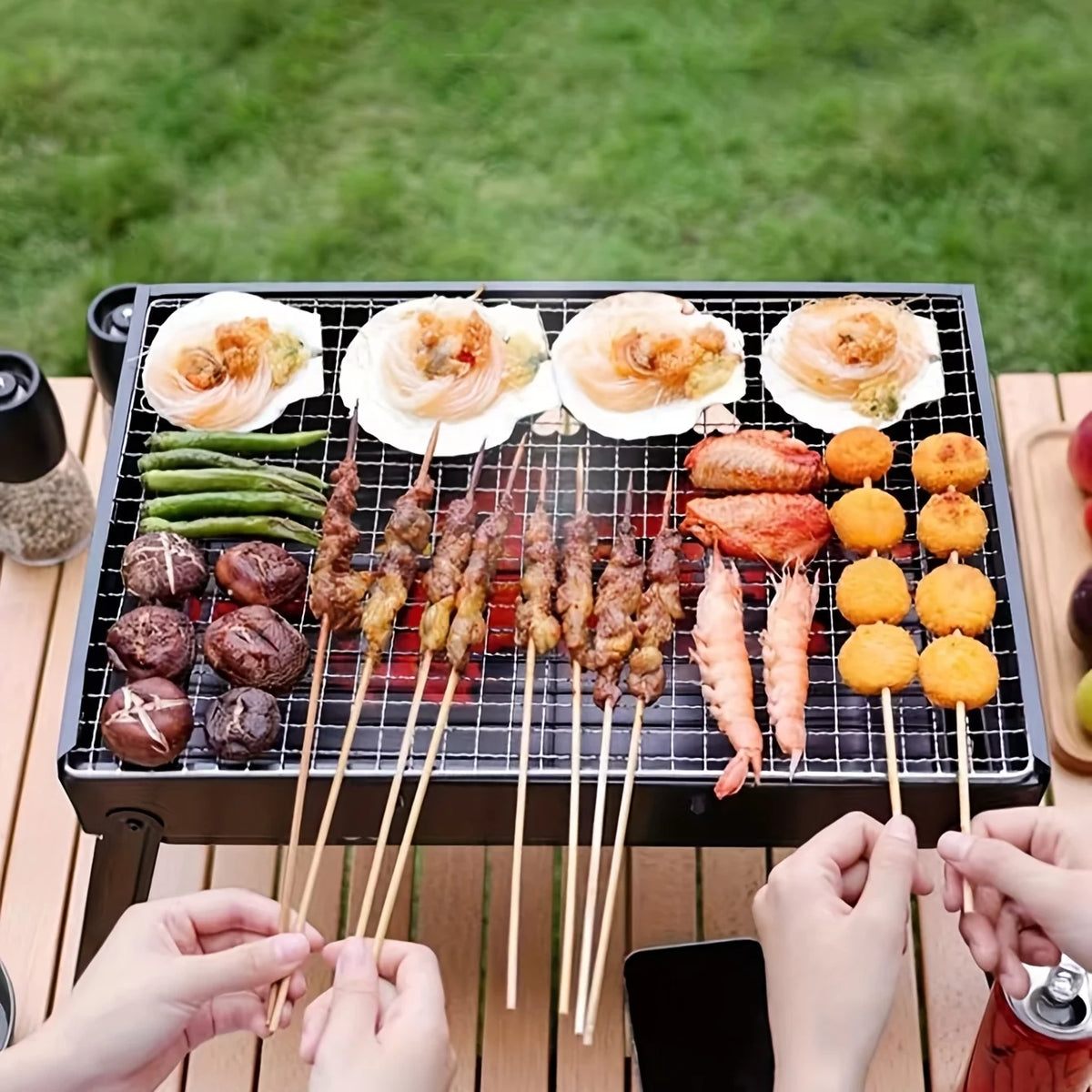 Portable Charcoal Grill E525822