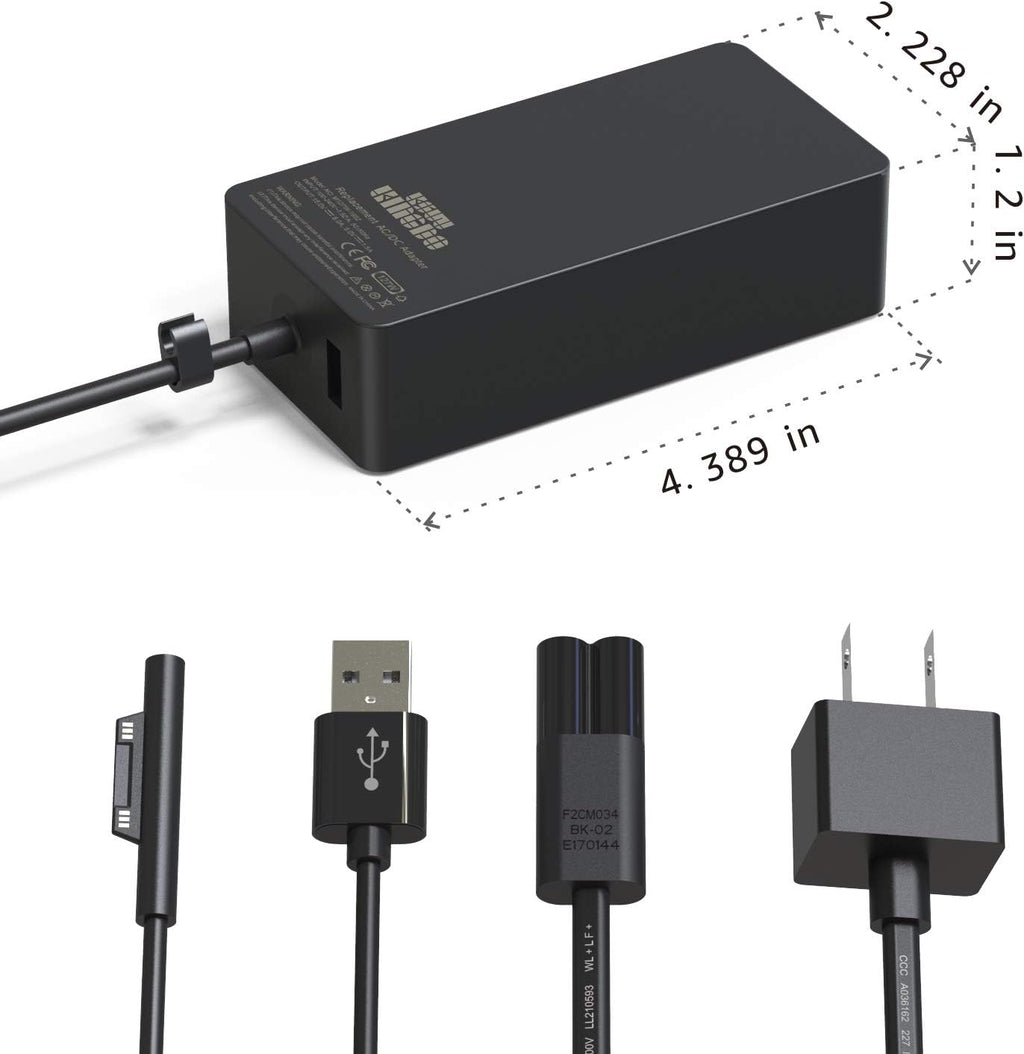 127W 15V 8A Power Adapter with Carrying Case Pack of 2 C9269