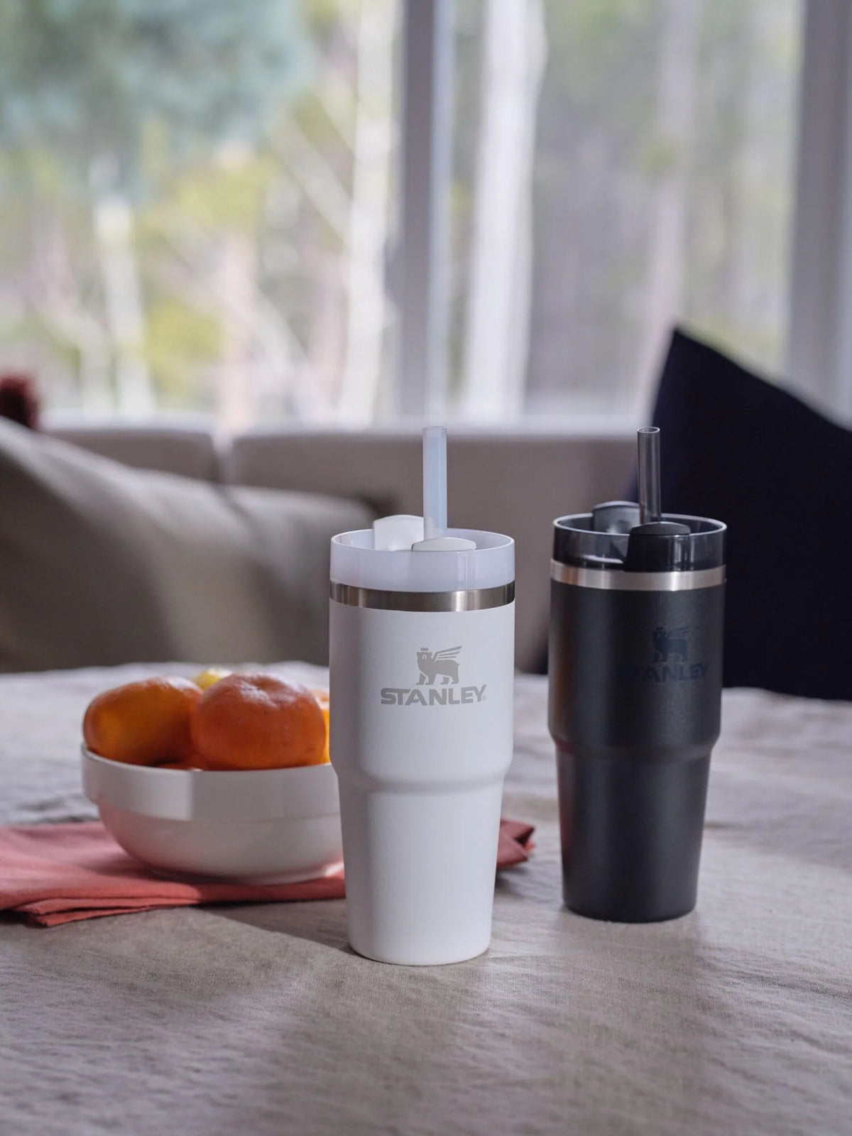 14 oz Stainless Steel Vacuum Insulated Tumbler with Lid and Straw W65057