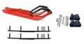 Red XPT Snowmobile Skis with 6" Round Bars Complete Kit C744627