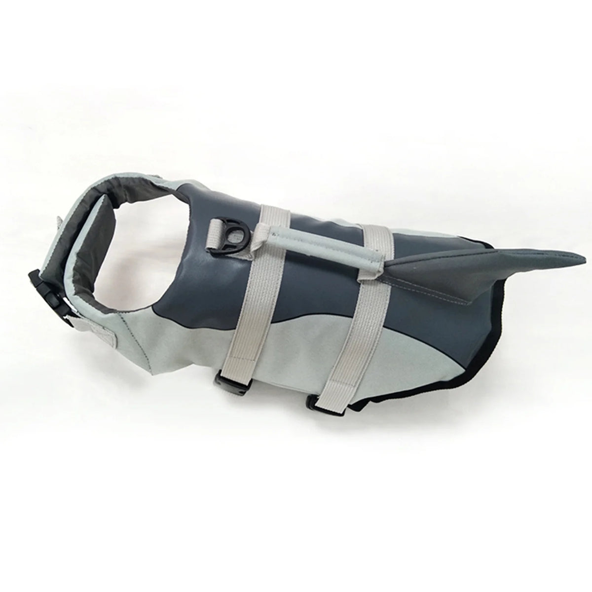 Dog Pet Shark Swimsuit Vest Safety Wear N4821