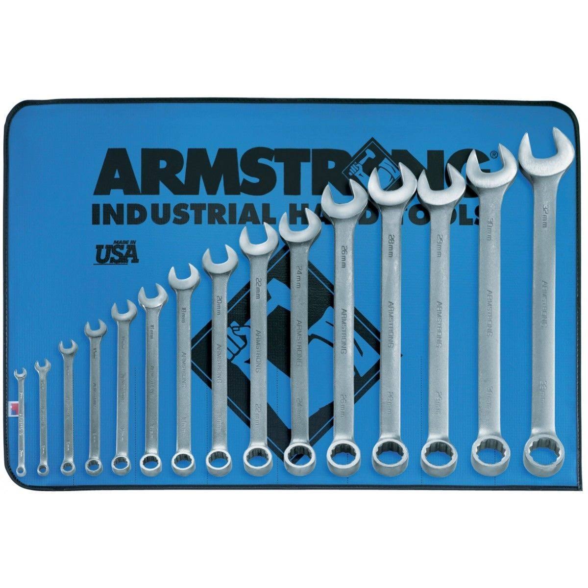 15 Piece Metric Long Combination Wrench Set S4117