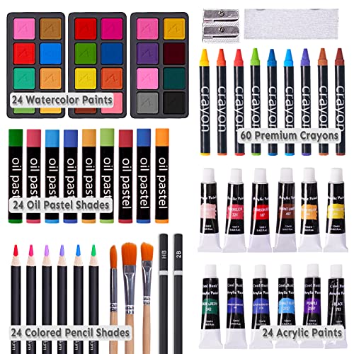 175 Piece Deluxe Art Set in Wooden Case U767
