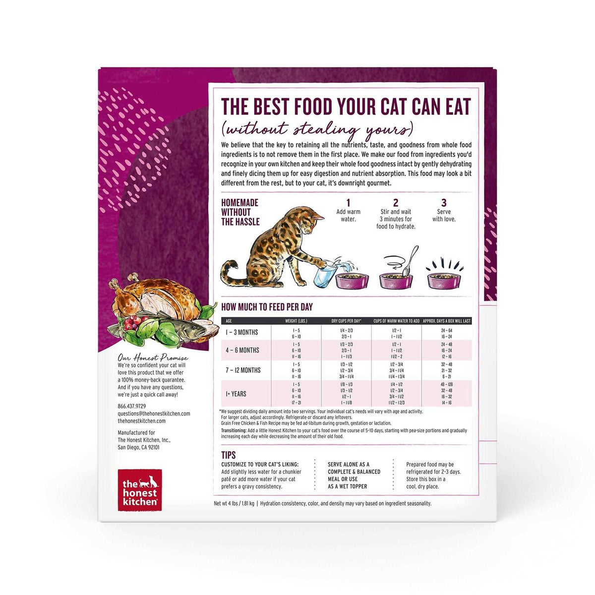 Chicken & Fish Grain-Free Dehydrated Cat Food S4195