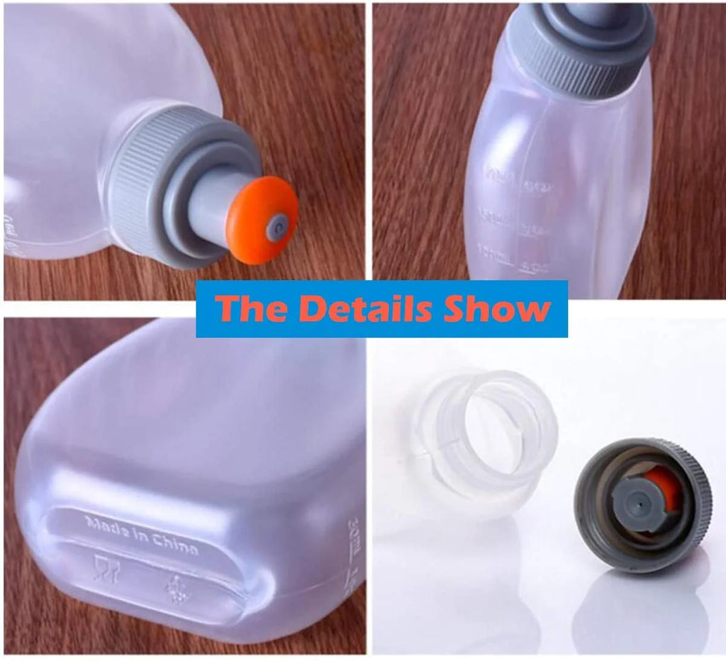 BPA Free Leakproof Water Bottles Flask with Hydration Belt Waist Packs F4152