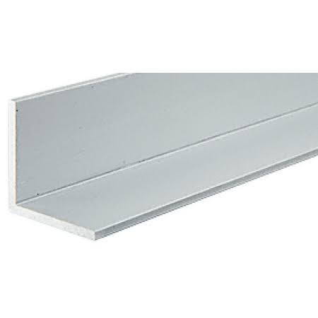 Satin Anodized Aluminum Angle Extrusion 144 inch G644445