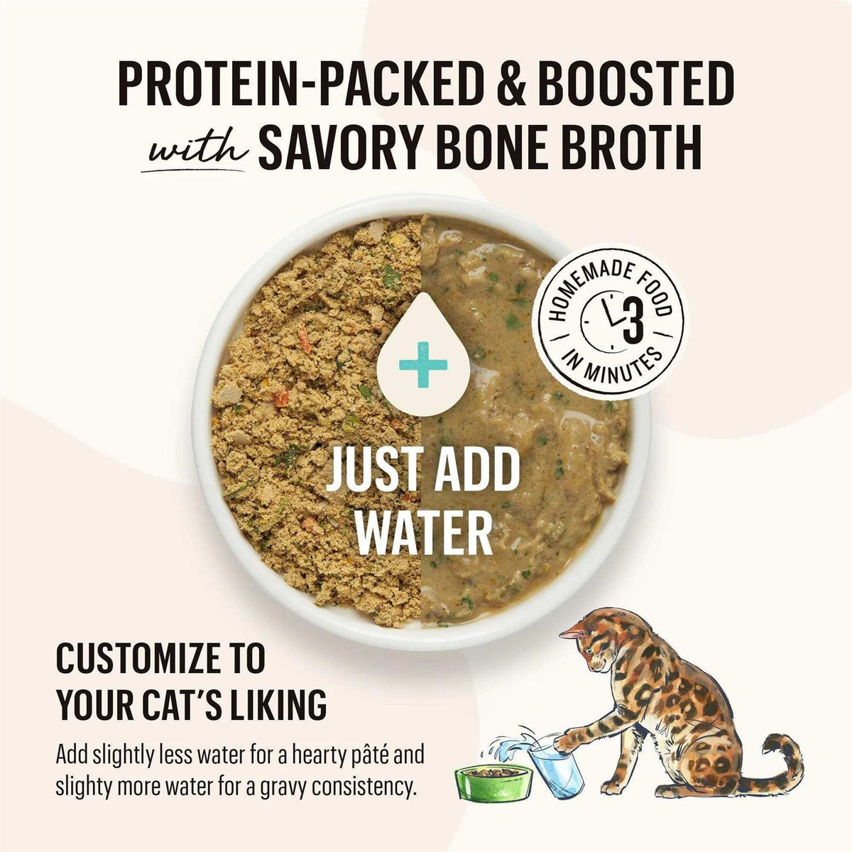Chicken & Fish Grain-Free Dehydrated Cat Food S4195