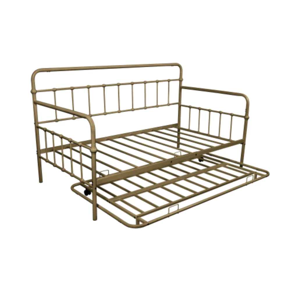 Metal Frame Daybed with Trundle C171222