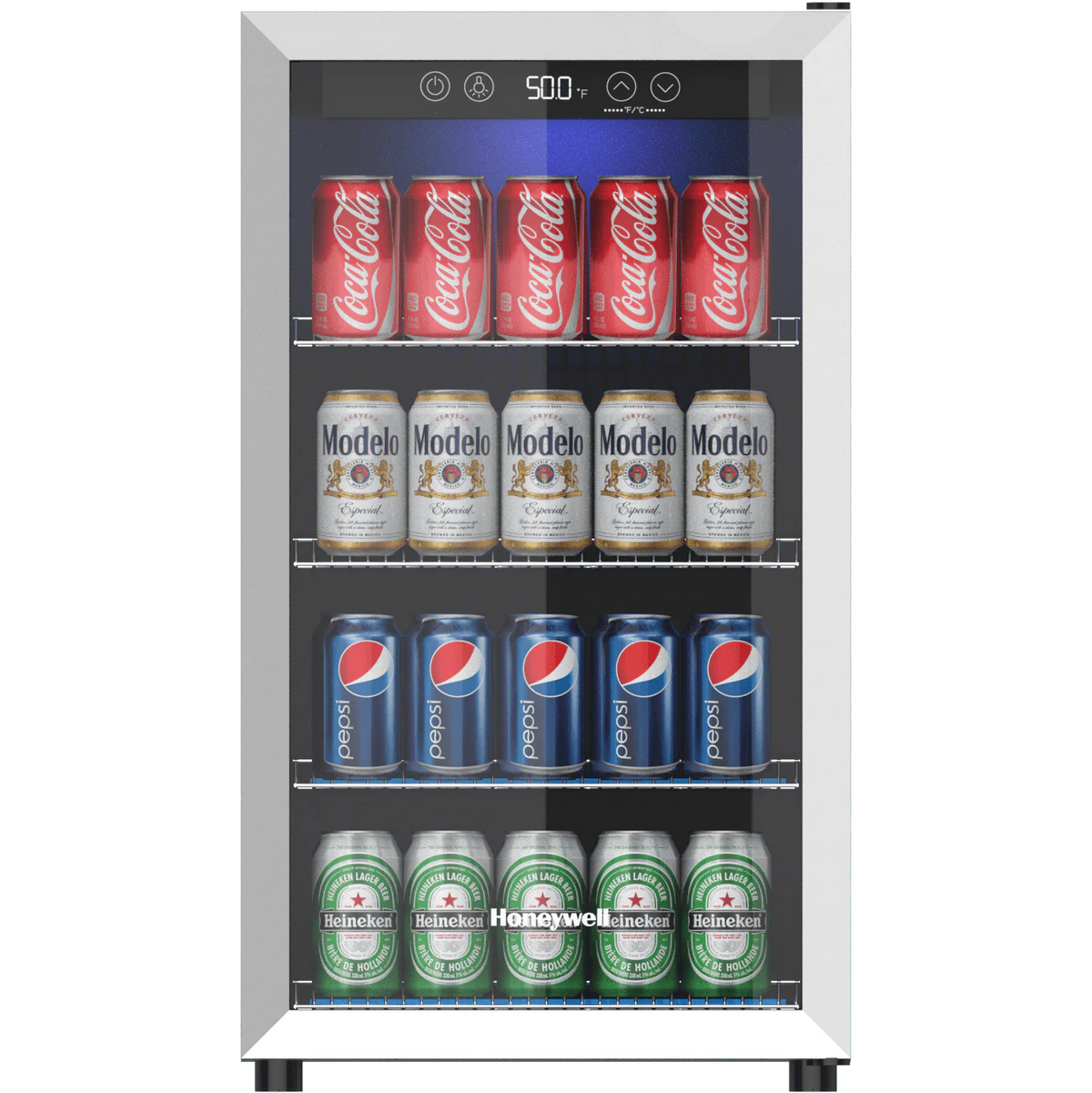 115 Can Beverage Refrigerator and Cooler with Glass Door C73102