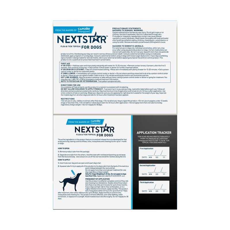 Flea & Tick Topical for Small Dogs 5-22 lbs W3508