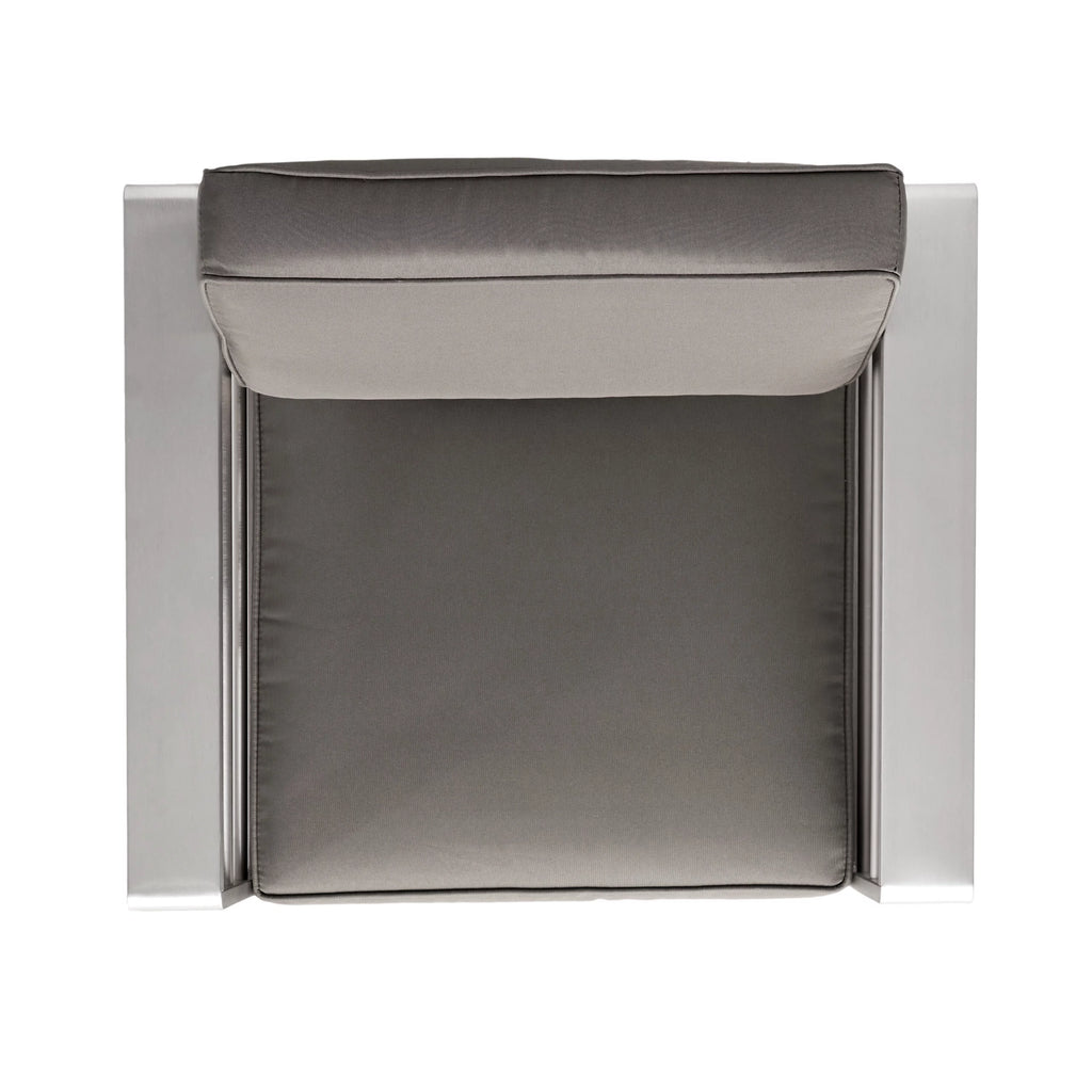 4 Seater Aluminum Chat Set with Side Table S64431