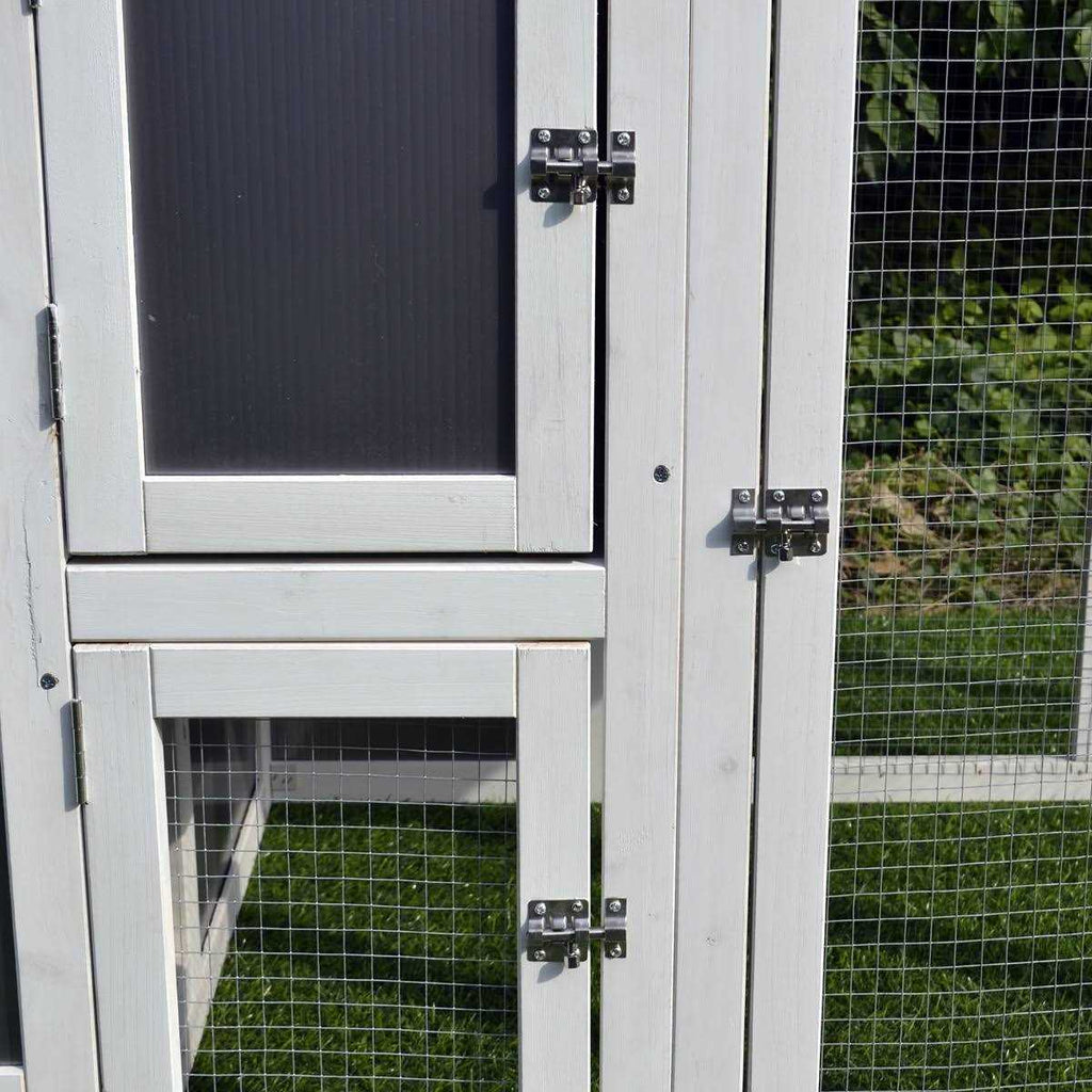 Wooden Chicken Coop with Run Area J2894