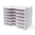 7 Tier White File Organizer I690