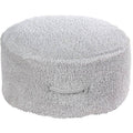 Pearl Grey Pouffe L4612