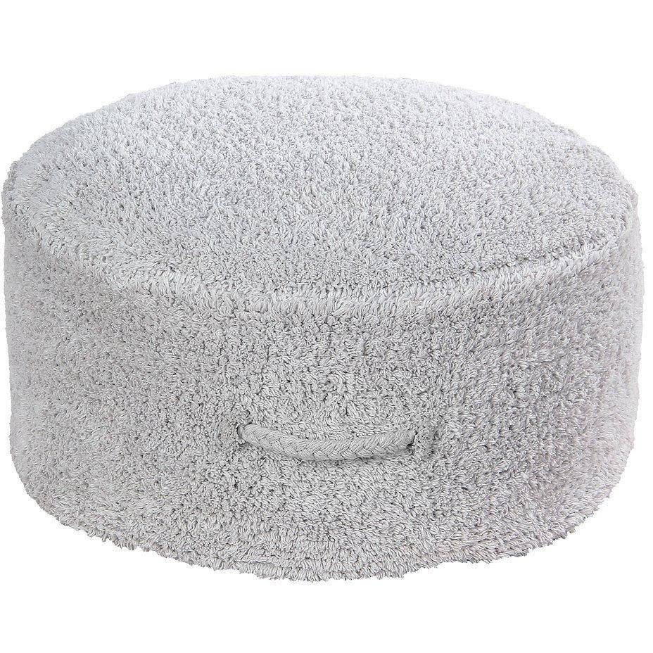 Pearl Grey Pouffe L4612