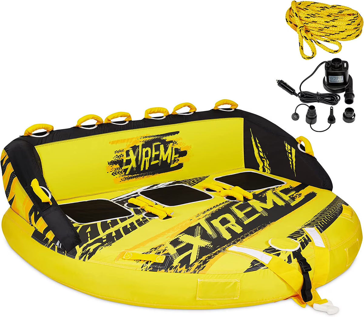 2 & 3 Person Towable Inflatable Water Tube S3598
