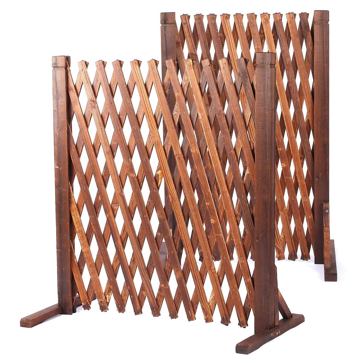 2 Pack 27.5 x 63 Extendable Wood Fence Z675