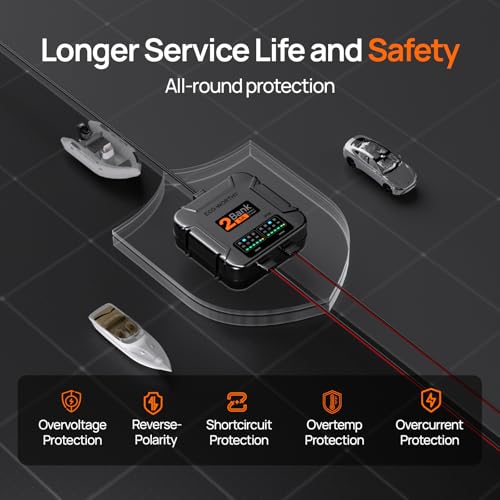 10A IP68 Waterproof 12V Marine Battery Charger A7489