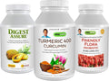 3 Product Digestive Bundle 30 Capsules Each Y88111