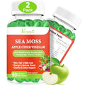 2 Pack Apple Flavor Sea Moss Gummies Supplement G39551