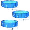 10 x 30x22 Steel Pro Frame Round Above Ground Swimming Pool Set L9081