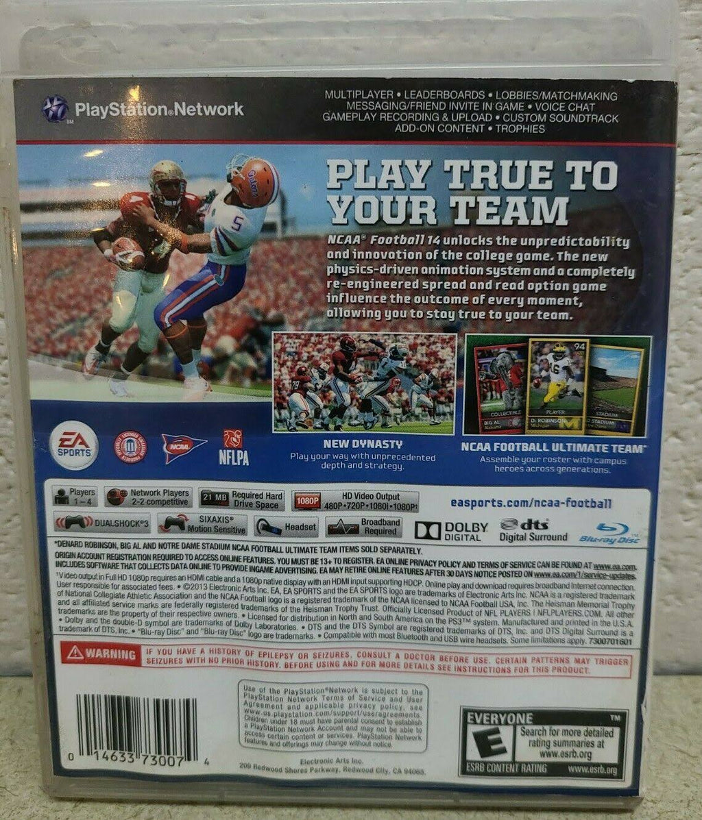 NCAA Football 14 (PlayStation 3) C7626