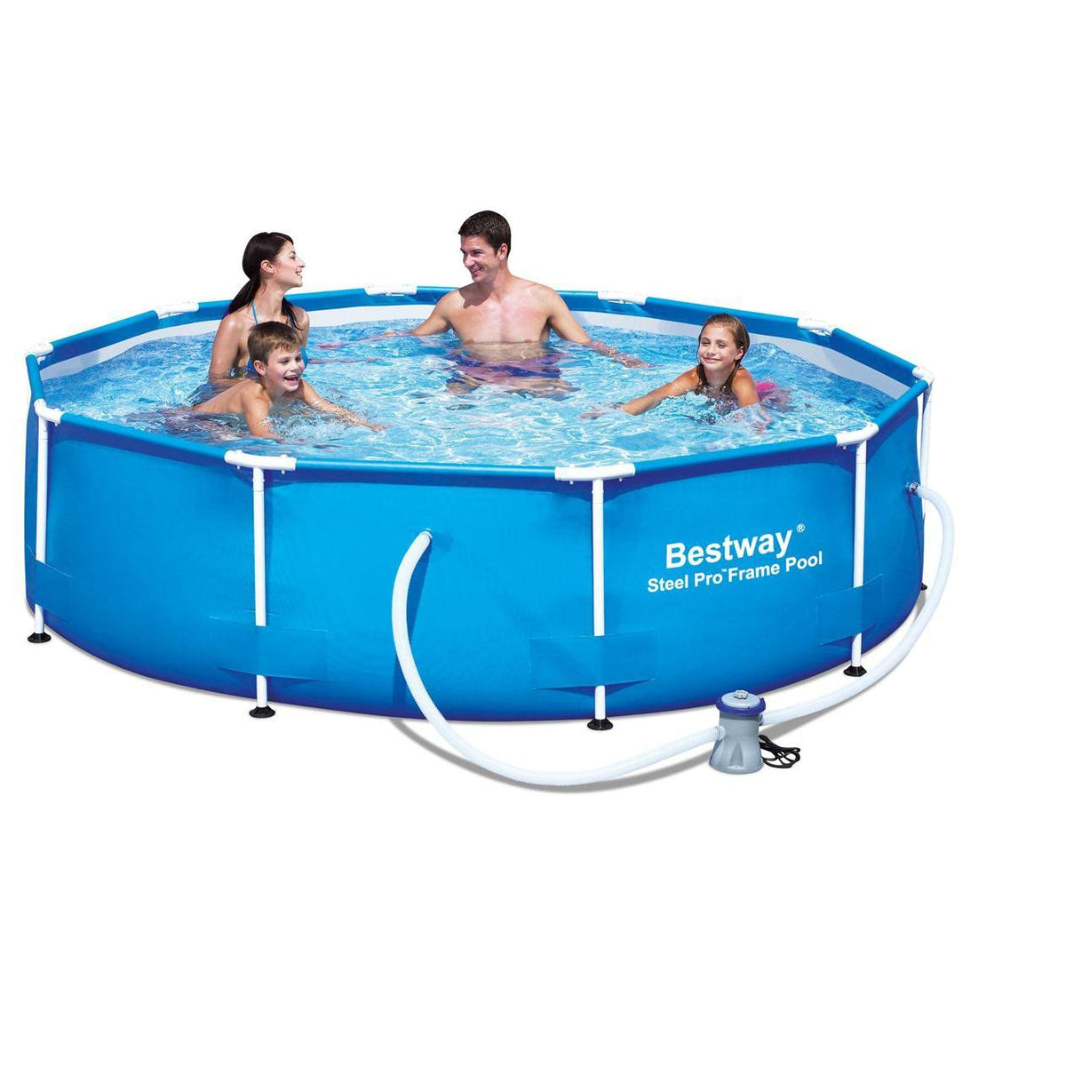 10 x 30x22 Steel Pro Frame Round Above Ground Swimming Pool Set L9081