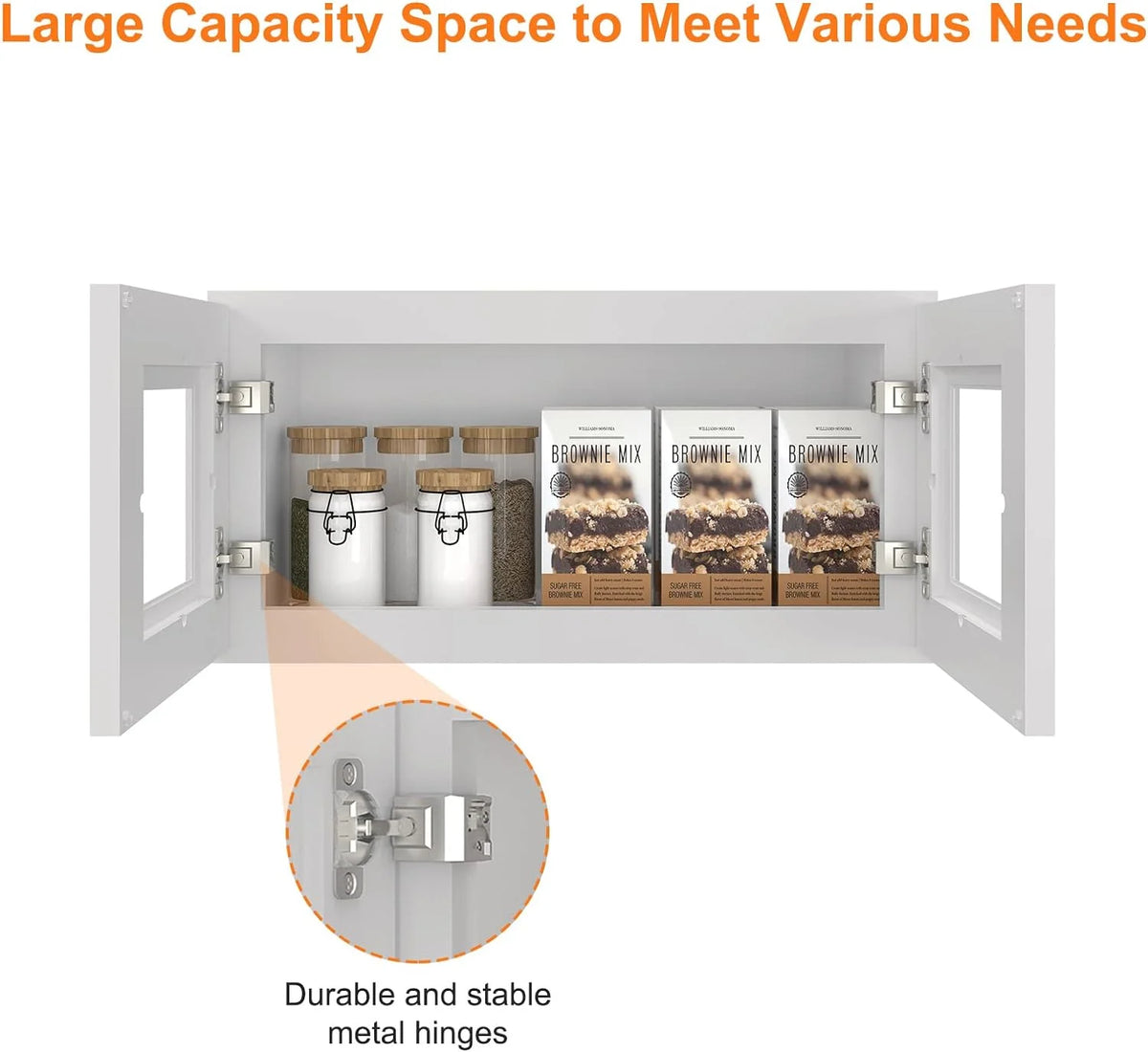 Wall-Mounted Medicine Cabinets with Soft-Close Doors G867
